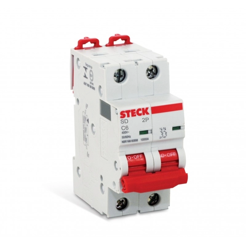 Interruptor Termomagnético bipolar 63A curva C 3kA